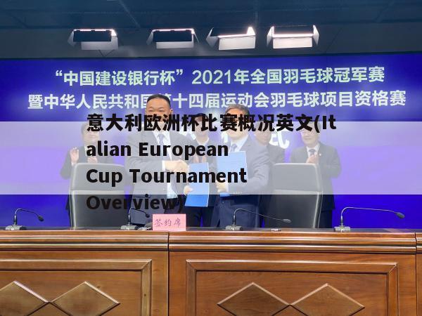 意大利欧洲杯比赛概况英文(Italian European Cup Tournament Overview)