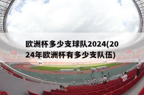 欧洲杯多少支球队2024(2024年欧洲杯有多少支队伍)