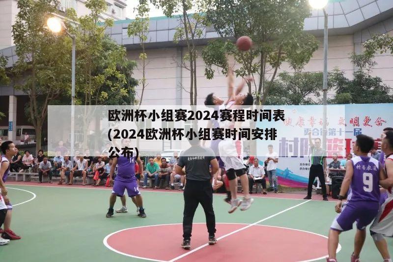 欧洲杯小组赛2024赛程时间表(2024欧洲杯小组赛时间安排公布)